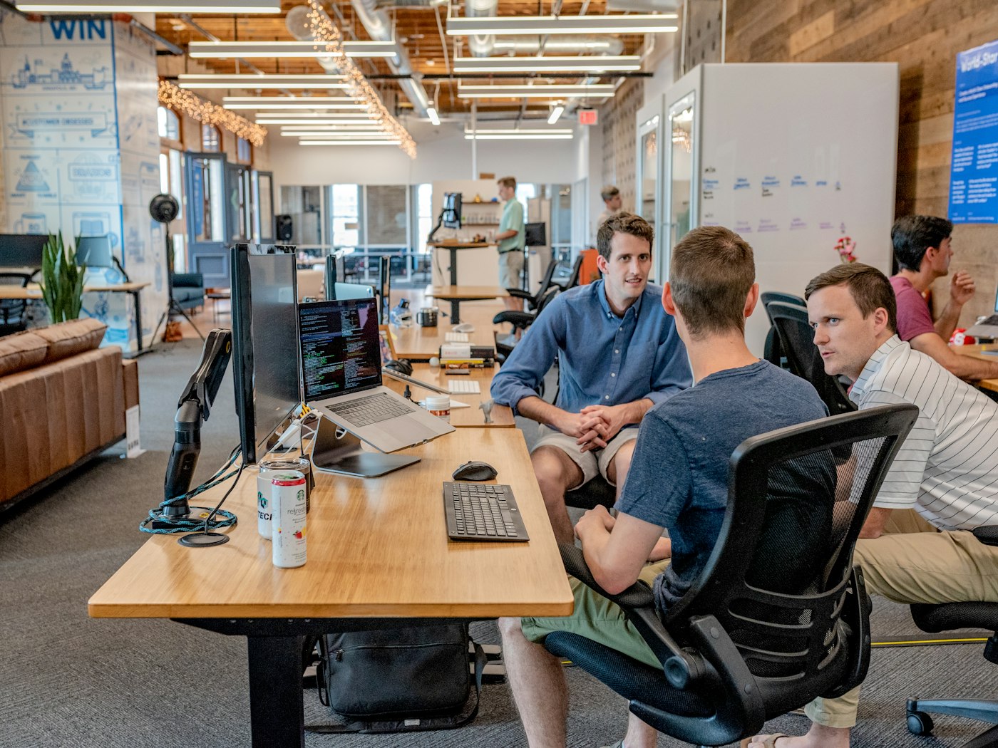 Team under pressure producing content at scale